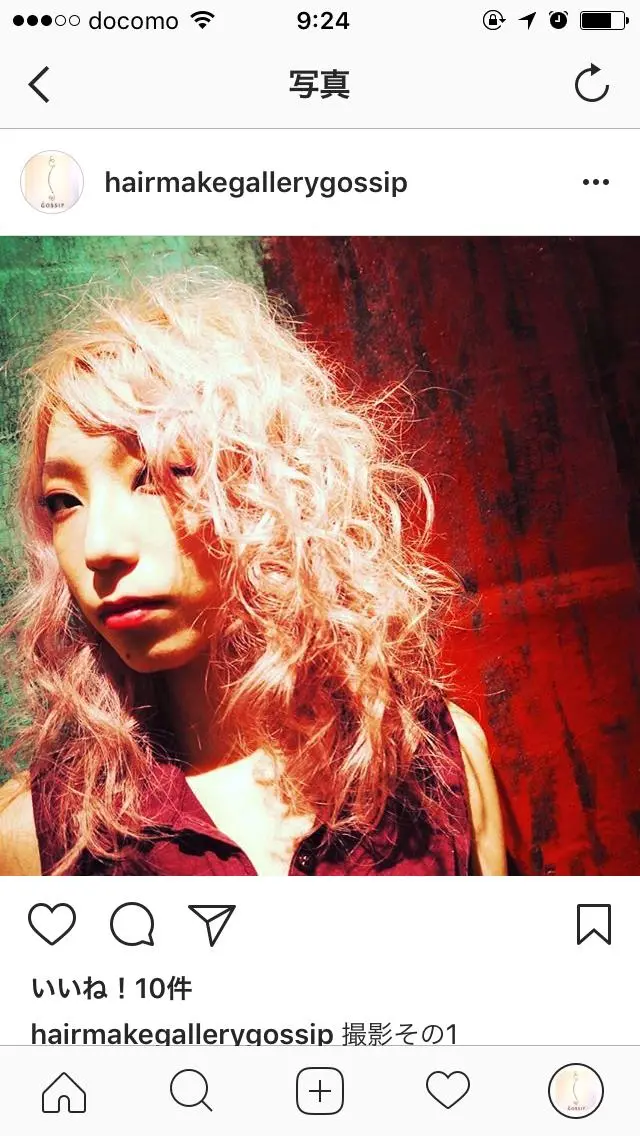 ミディアム GOSSIP信国 瑞絵のヘアスタイル