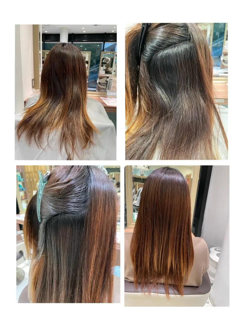 ロング カット 縮毛矯正 トリートメント Ash川越店/ 米川 武志のヘアスタイル