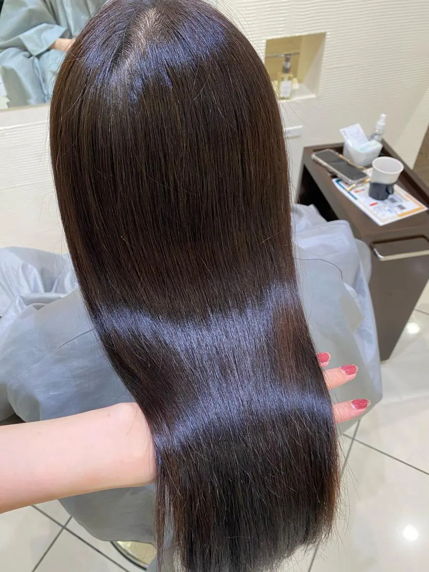 ロング カラー 銀座メンズ専門🖤 叶奈々のヘアスタイル