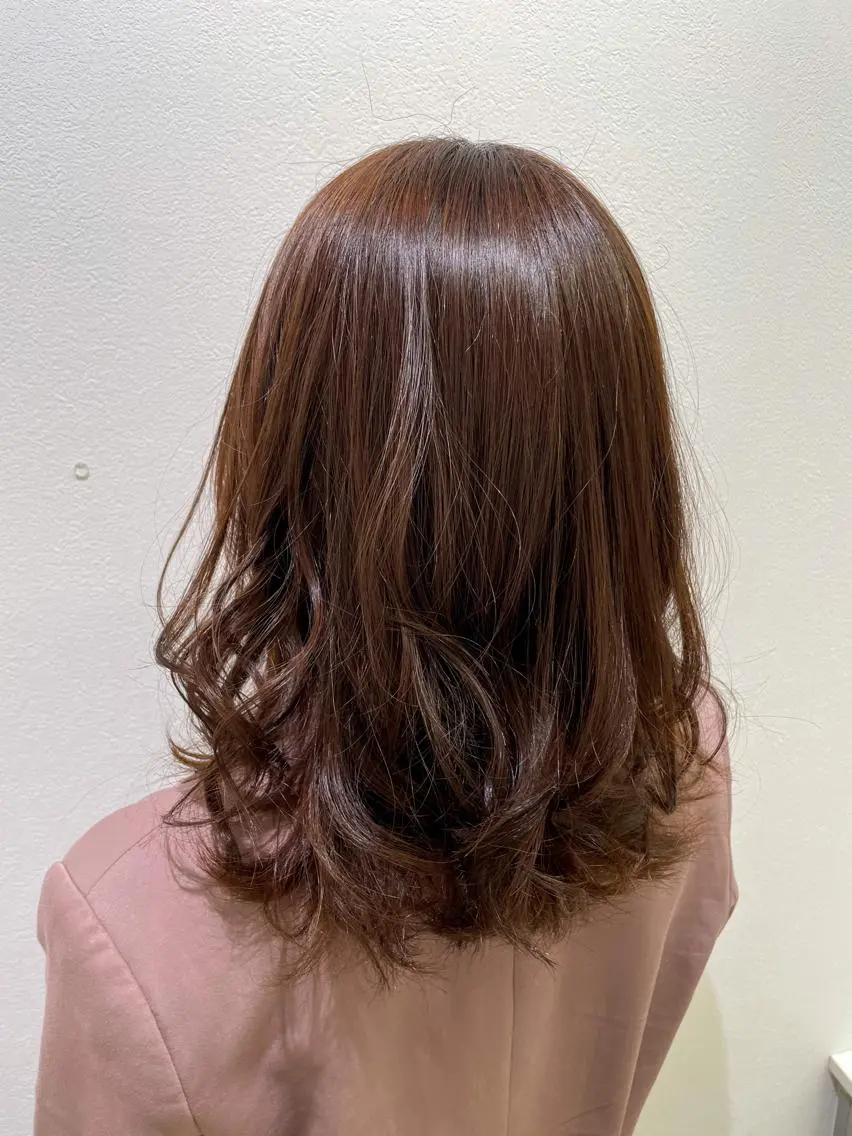 ロング カラー 渡部凌我 小顔ウルフ ハイトーンカラーのヘアスタイル