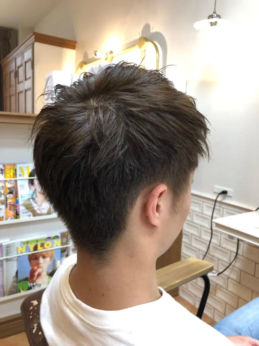 ショート メンズ カット パーマ naoc area2 chie＊奈良生駒市のヘアスタイル
