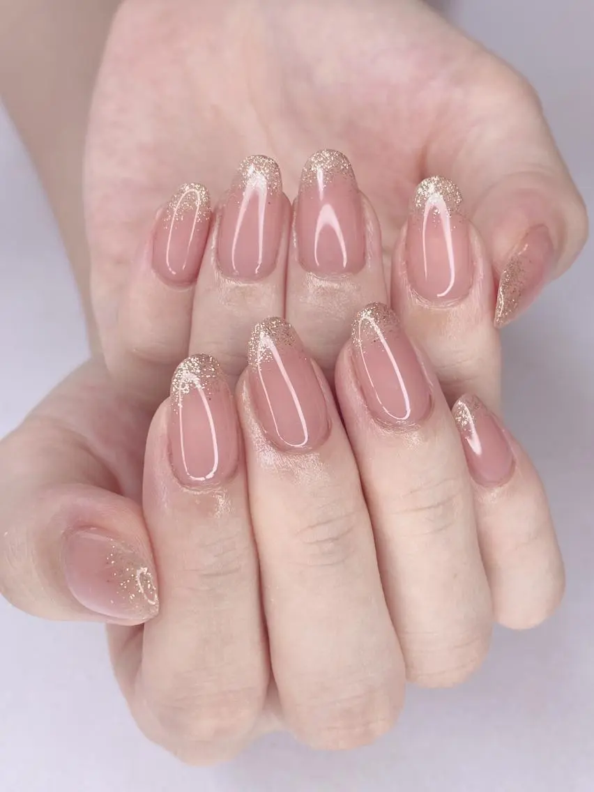 ネイル アートネイル オーロラネイル 桜ネイル クリアネイル ドット Ｎail Ｓalon ertiのネイルデザイン