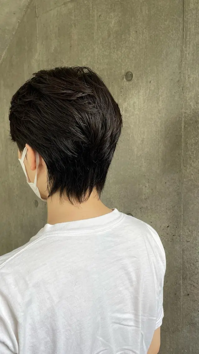 パーマ メンズ もりたみかこ 美容師お休み中のヘアスタイル