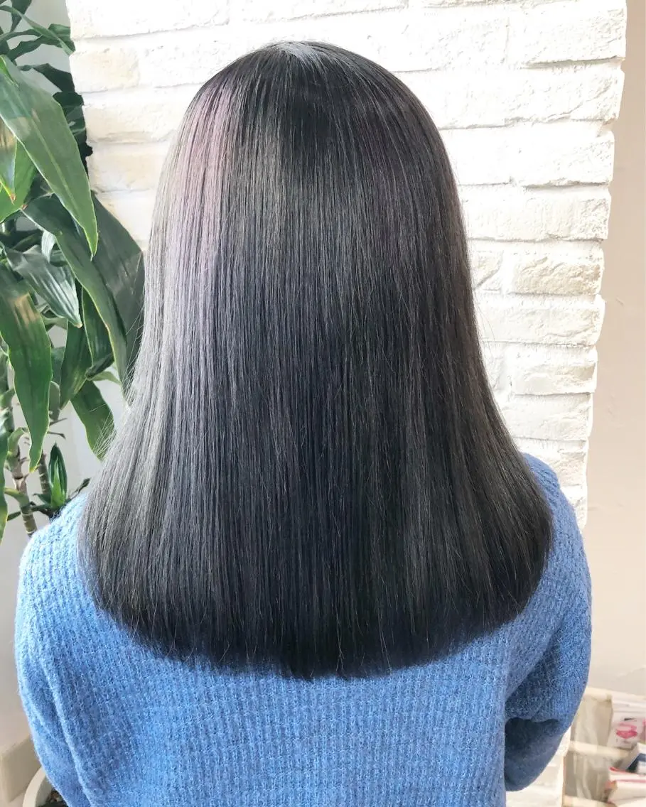 ミディアム カラー ヘアアレンジ グレージュ ラベンダーカラー ラベンダーグレージュ ラベンダーグレー カット トリートメント 遠藤 拓馬のヘアスタイル