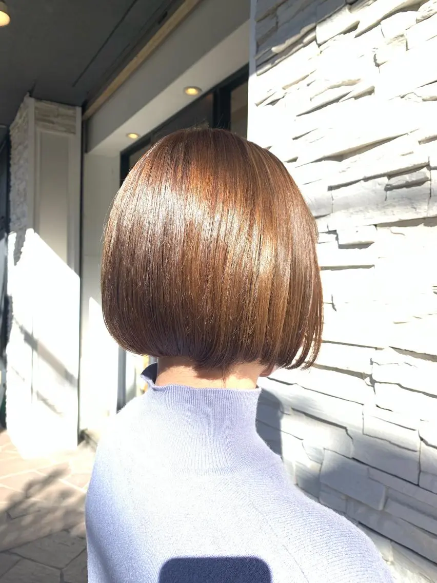 ショート ヘアカラー ゆうき あすかのヘアスタイル