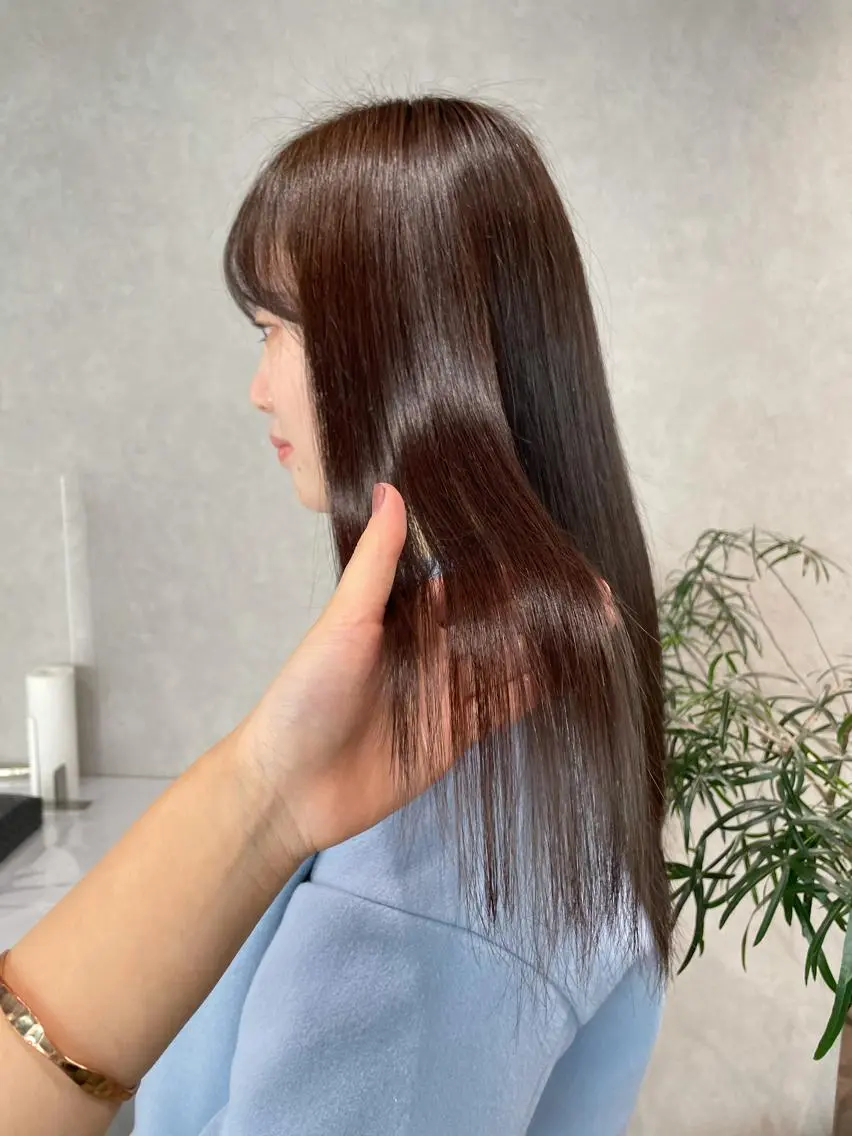 ロング カラー ヘアカラー ナチュラル透明感🌱 小山美樹子のヘアスタイル