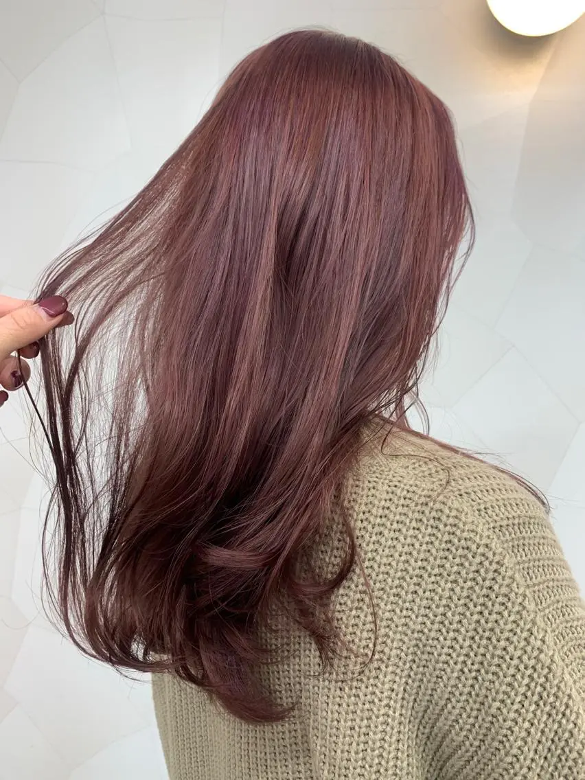 カラー ラベンダーカラー kitagawa mayuのヘアスタイル