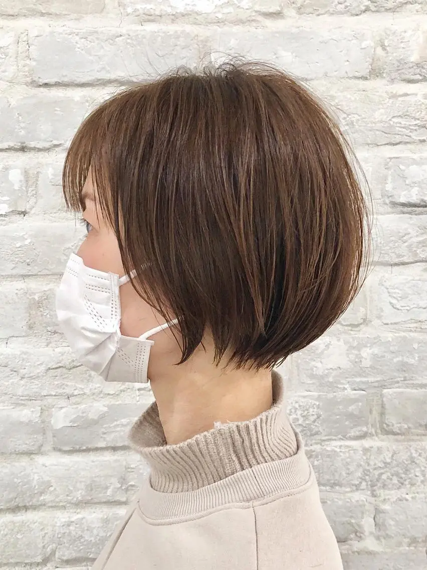 ショート ボブ ショートヘア 長谷川 駿のヘアスタイル