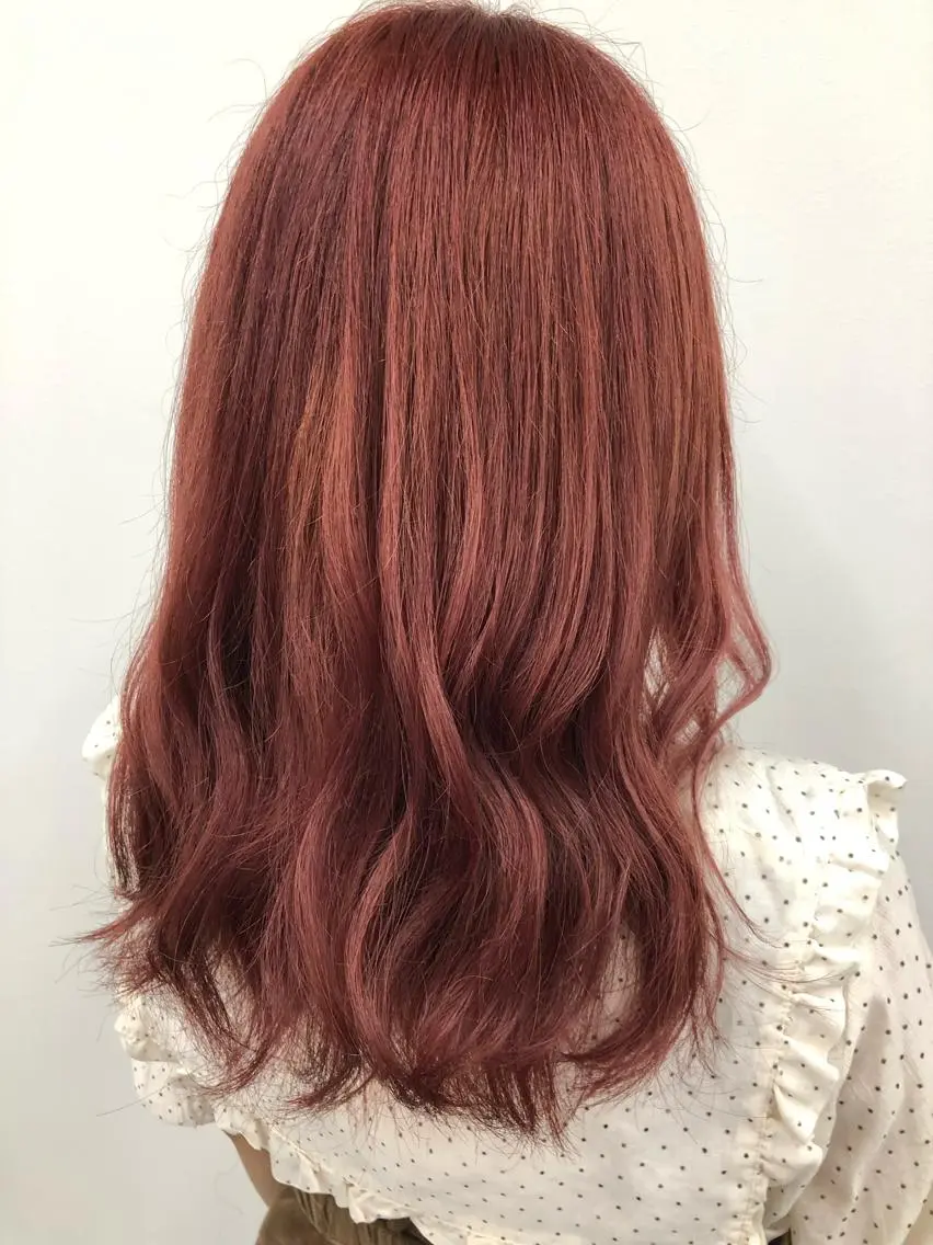 ロング カラー ヘアアレンジ ブリーチ ピンクカラー 透明感/艶髪/💖 トレンドスタイル💖のヘアスタイル