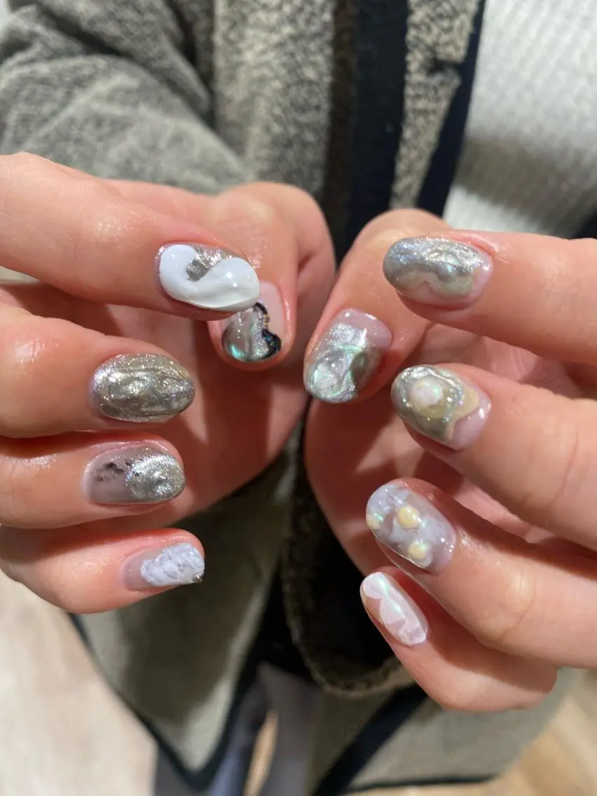 ネイル niconail 🧣ayu 📍烏山のネイルデザイン