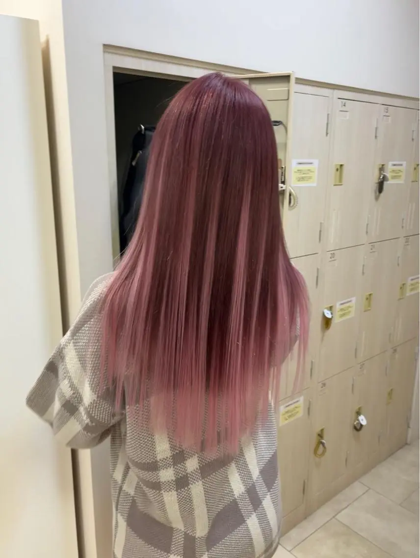 ロング 暖色/ブリーチカラー 🎀 M i k uのヘアスタイル