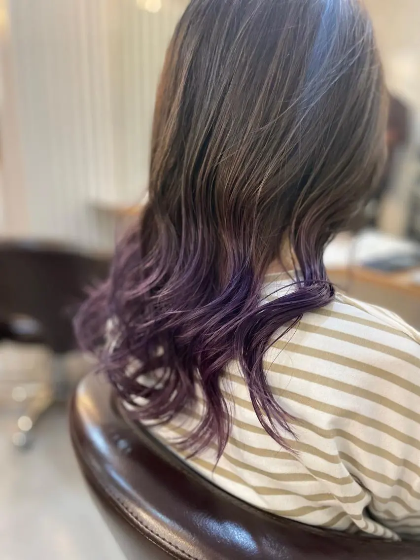 ロング カット ヘアカラー トリートメント トレンド透明感カラー ☘️大貫 昂涼🐹のヘアスタイル
