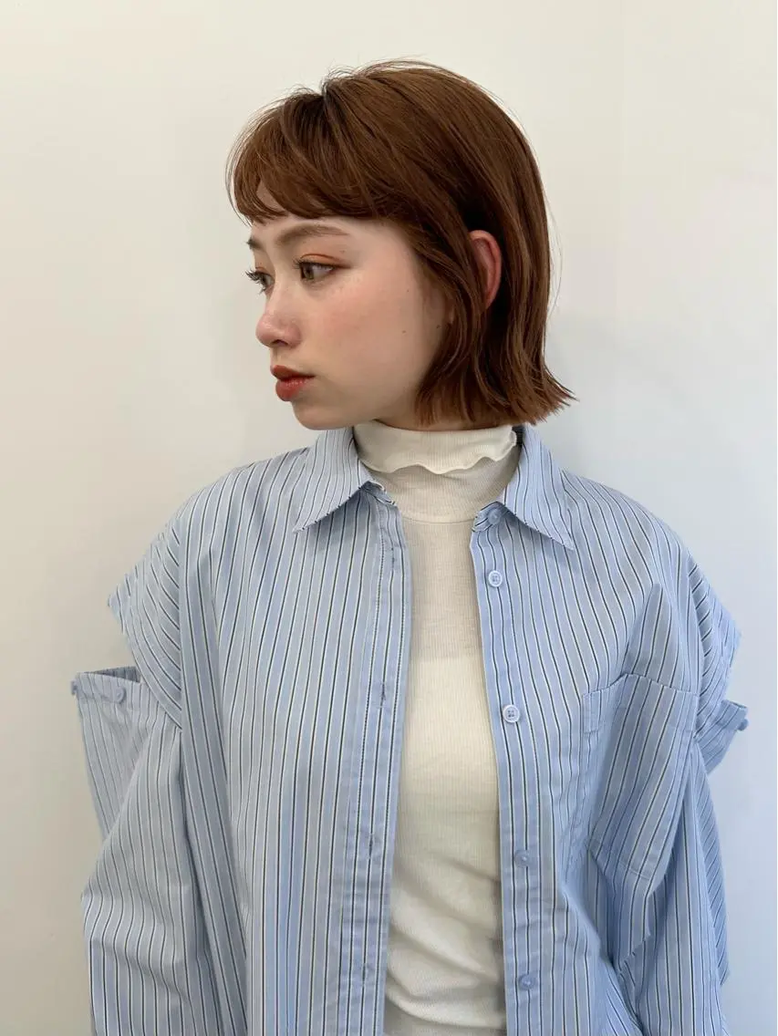 ショート 髪質改善 トリートメント カット ヘアカラー トリートメント 朝がラクになるパーマ トウバルタイキのヘアスタイル