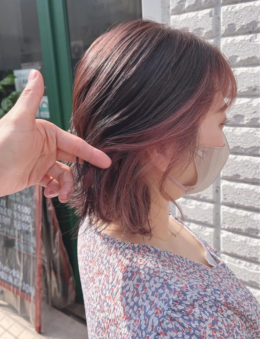 ミディアム カット ヘアカラー トリートメント 🦋ショートカット 🦋Yu-Kiのヘアスタイル