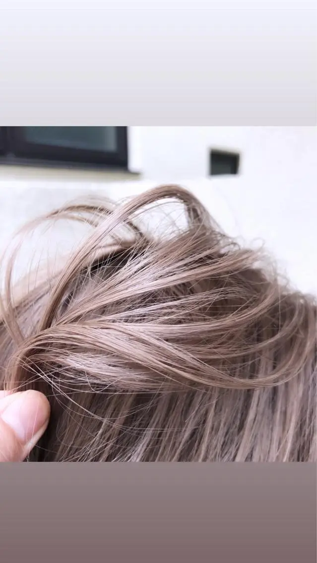 ミディアム カラー パーマ ヘアアレンジ 【白髪ぼかし 専門GBG】自由が丘のヘアスタイル