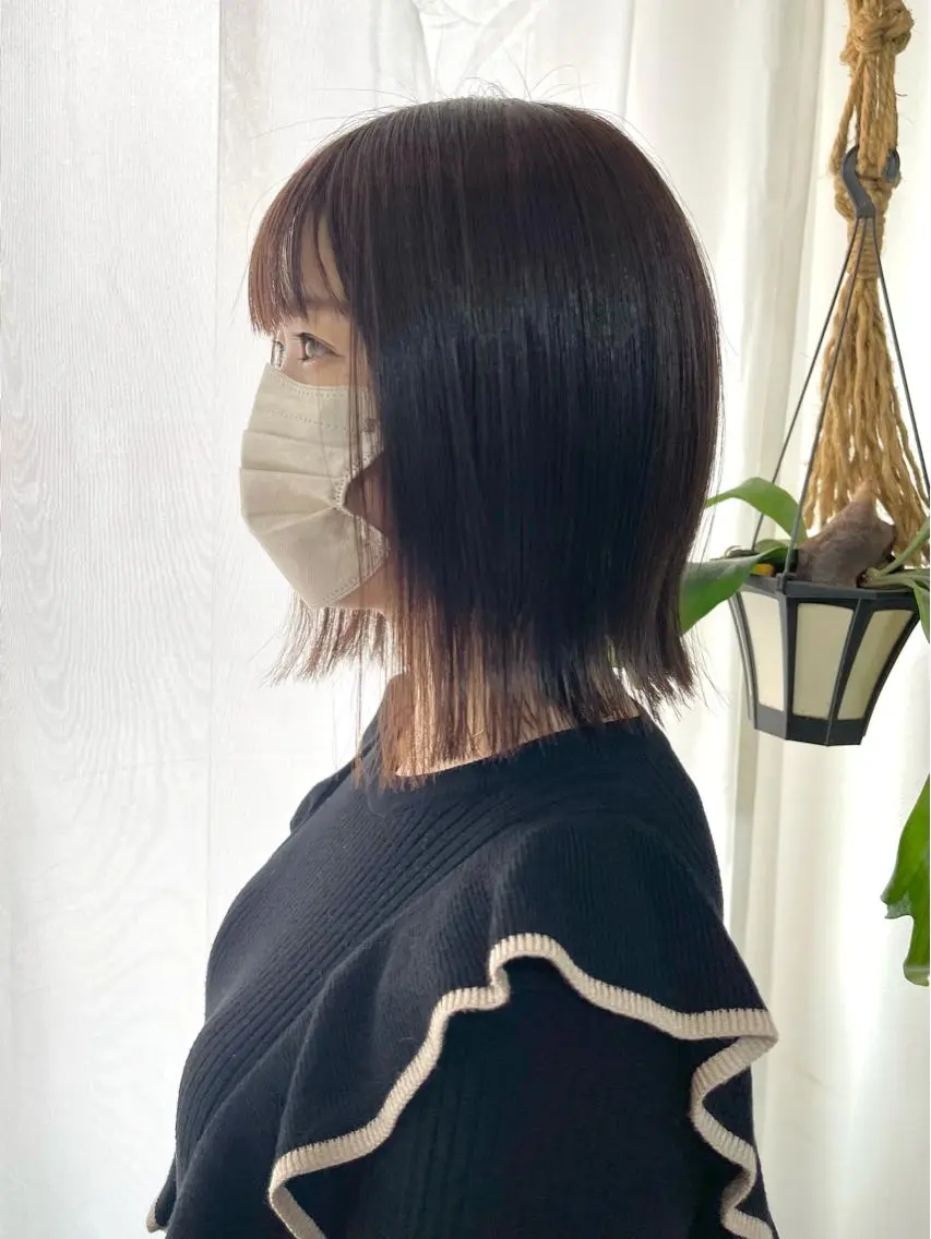 ミディアム カット ヘアカラー 園田 渉 ◤SHIKIO◢のヘアスタイル