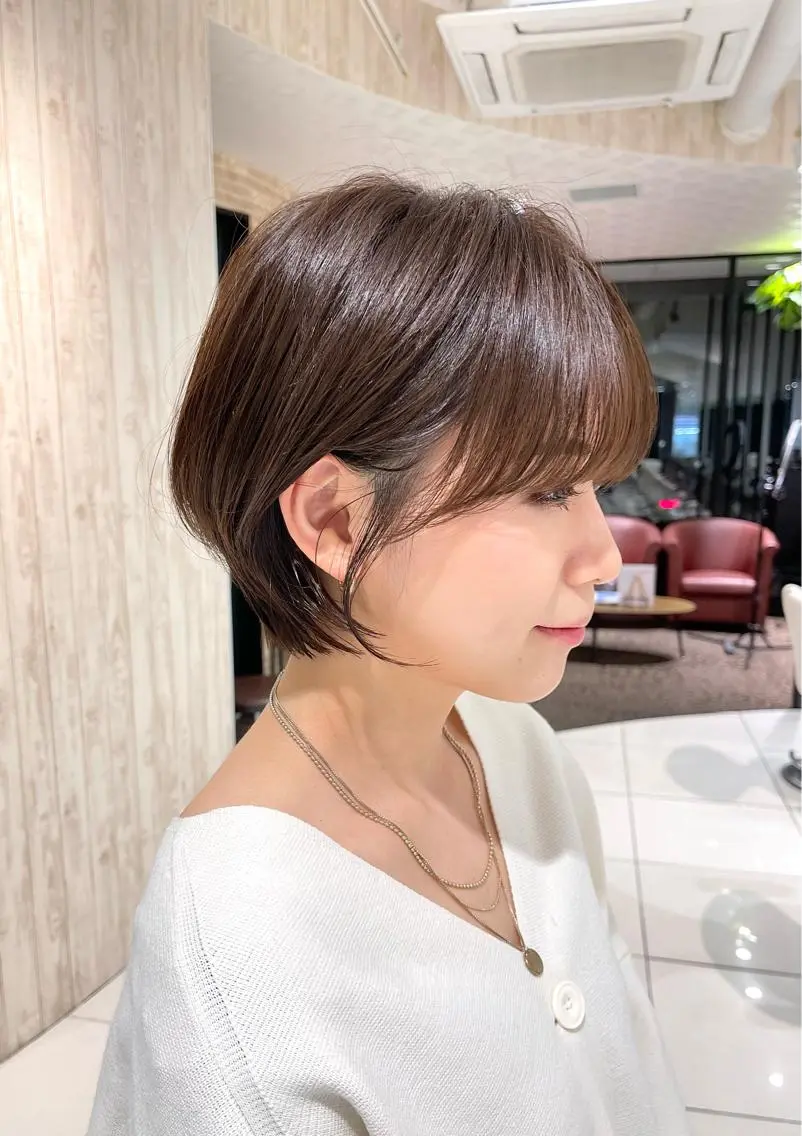 ショート ショートボブ ハンサムショート 丸みショート ボブ ショートヘア 荻窪/ショートヘア✨ ショートボブ長松大哉のヘアスタイル