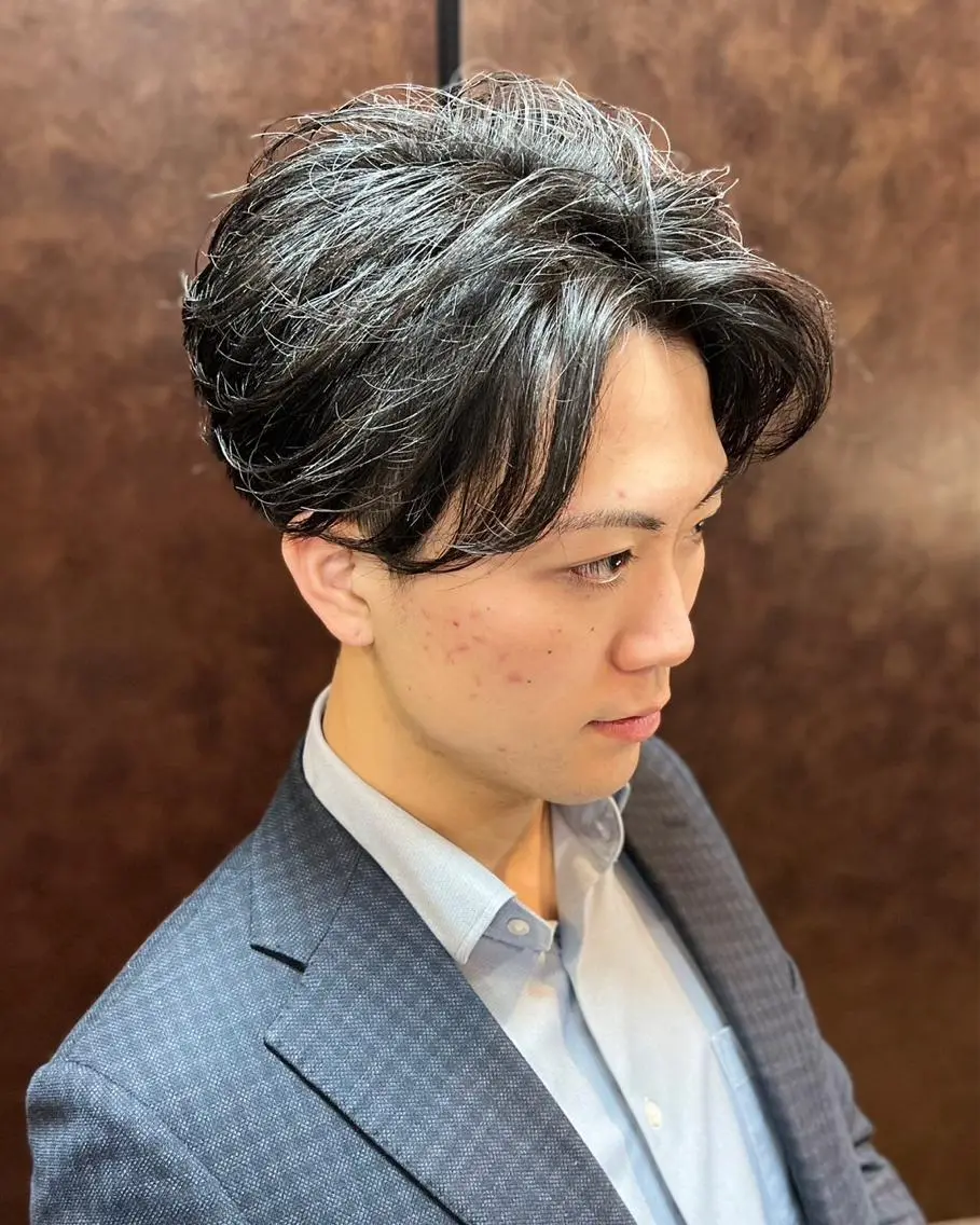 セミロング メンズ 【メンズ専門】🔥 カミマンのヘアスタイル