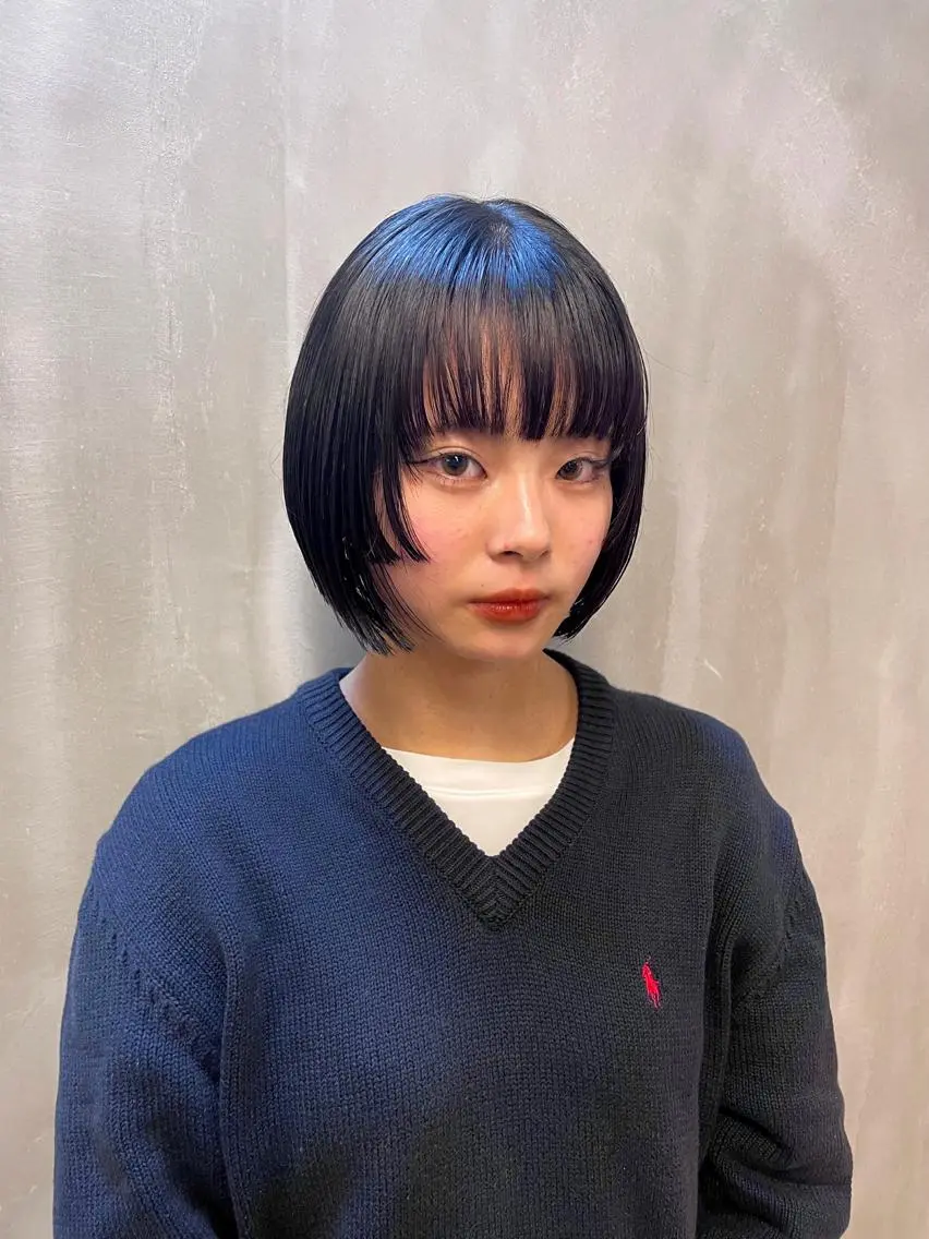 ミディアム カラー パーマ ヘアアレンジ メンズ キッズ ネイル マツエク・マツパ アイブロウ tatsumi/ボブ ウルフ/レイヤーのヘアスタイル