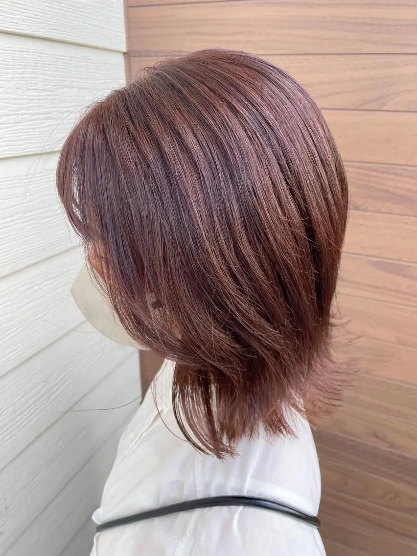 ショート カラー カシス ヘアカラー トリートメント Matsubara asuka  ☪︎のヘアスタイル