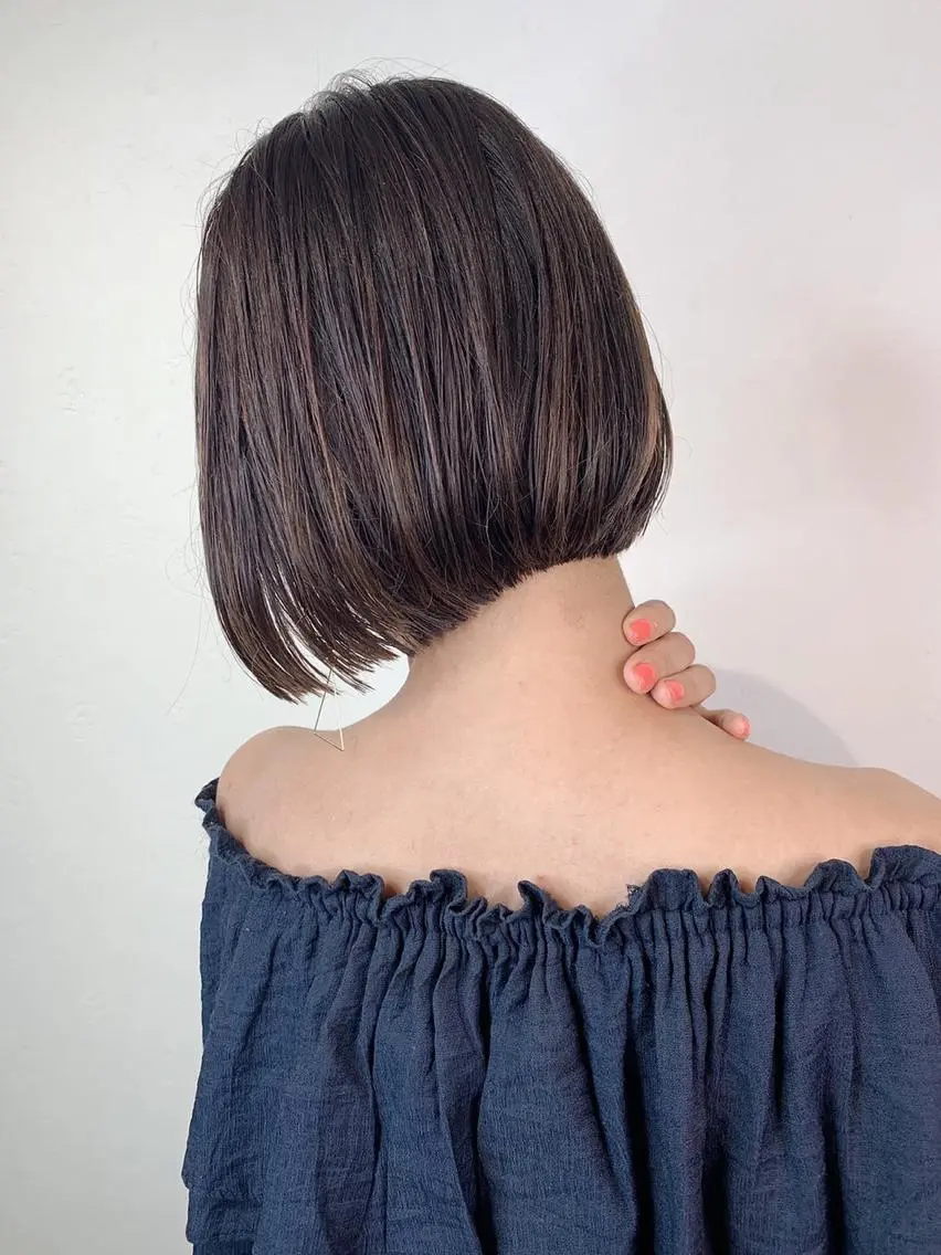 ショート カラー パーマ ハイライトカラー ハイライト _ WHITE三宮店のヘアスタイル