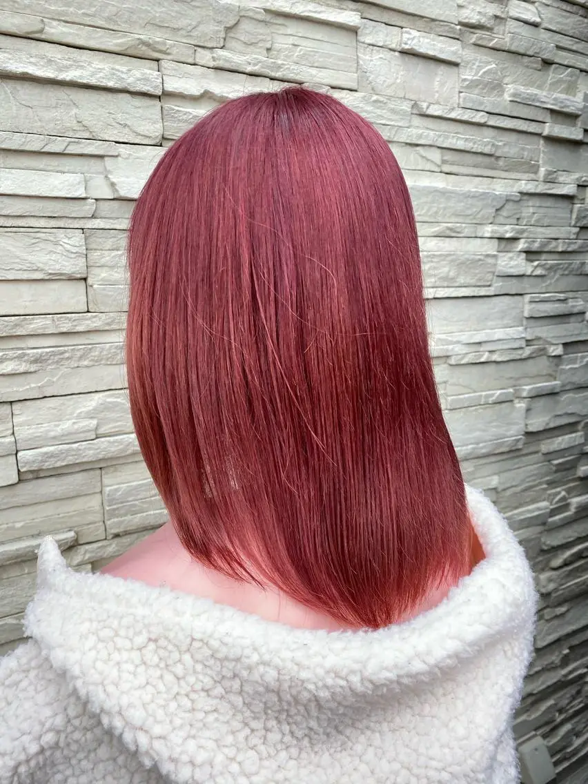 ミディアム カラー ブリーチ ケアブリーチ ダブルカラー ピンクカラー 透明感カラーブリーチ 🌼シゲモトアヤ🌼のヘアスタイル