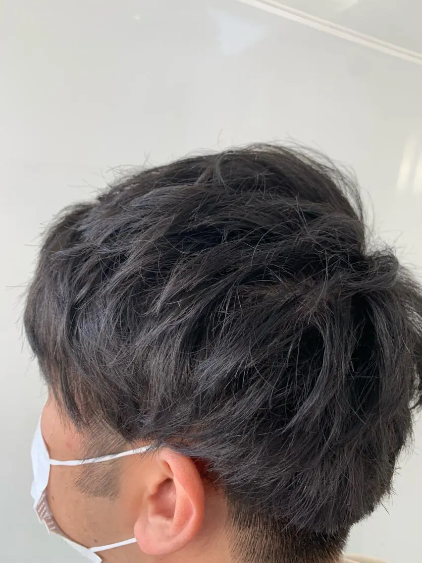 ショート カラー メンズ パーマ&髪質改善職人 稲本　来耶のヘアスタイル