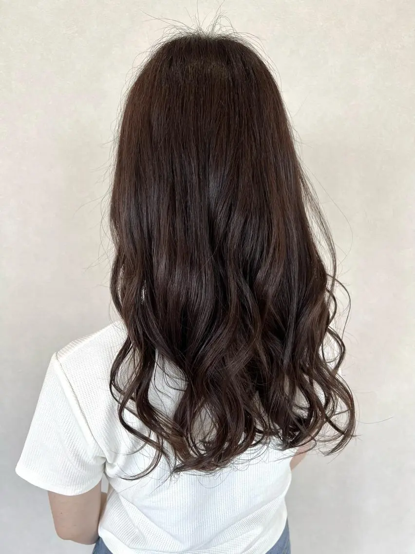 ロング カット ヘアカラー ショート/白髪ぼかし 君和田若菜のヘアスタイル