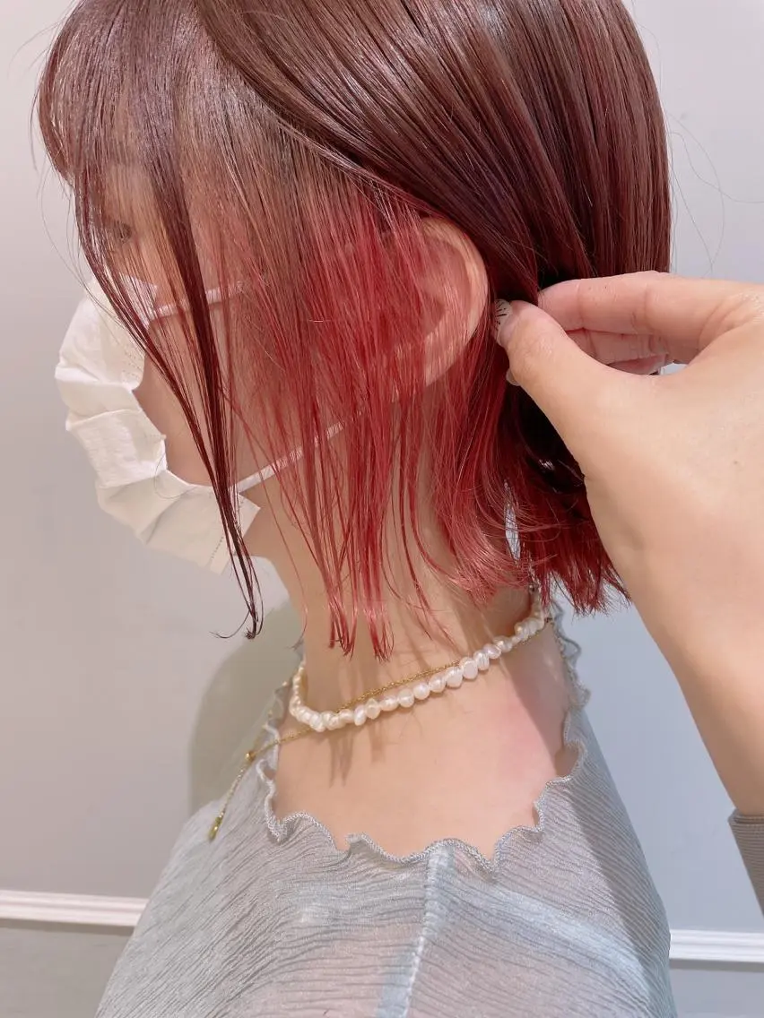 ミディアム カラー カット ヘアカラー トリートメント 🦖鶴岡 香純🦖のヘアスタイル