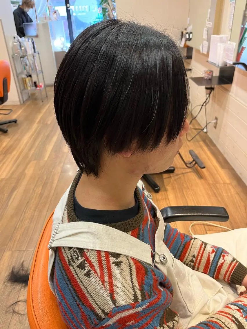 ショート メンズ 縮毛矯正 トリートメント okuda yuukiのヘアスタイル