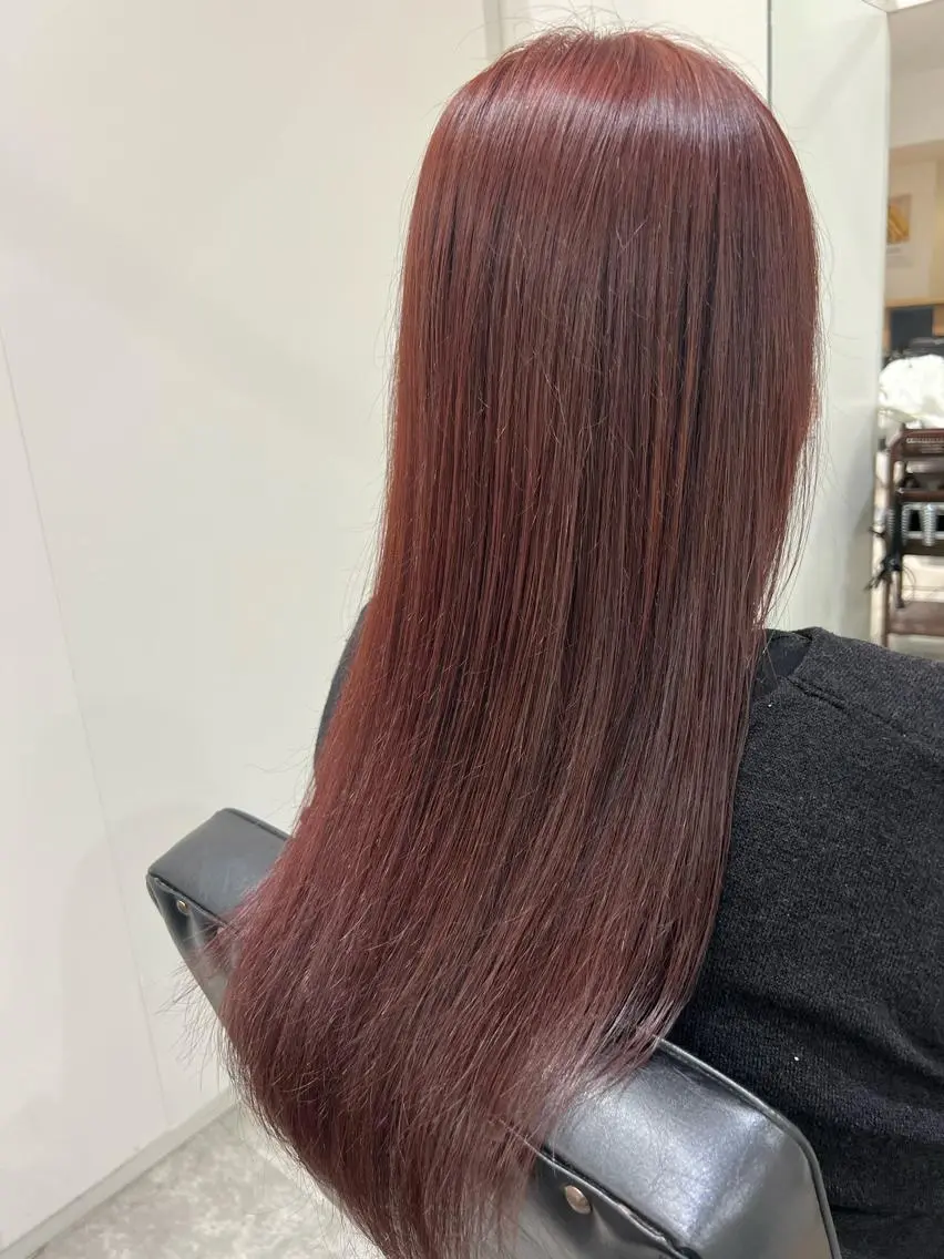 ロング カラー カット ヘアカラー トリートメント Adachi Fujikoのヘアスタイル