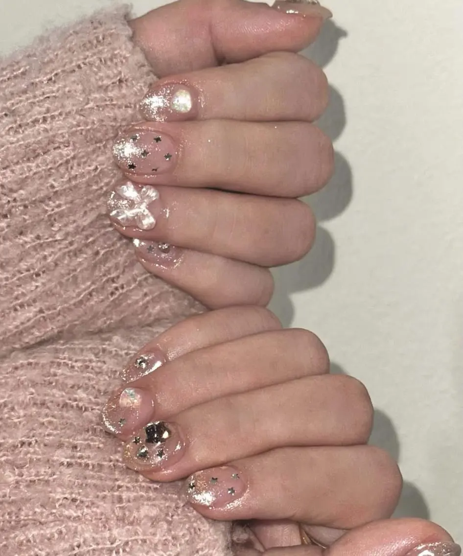 ネイル 韓国ネイル 持ち込み ニュアンスネイル ネイルチップ ハンドネイル ANA.CHUO NAILSのネイルデザイン