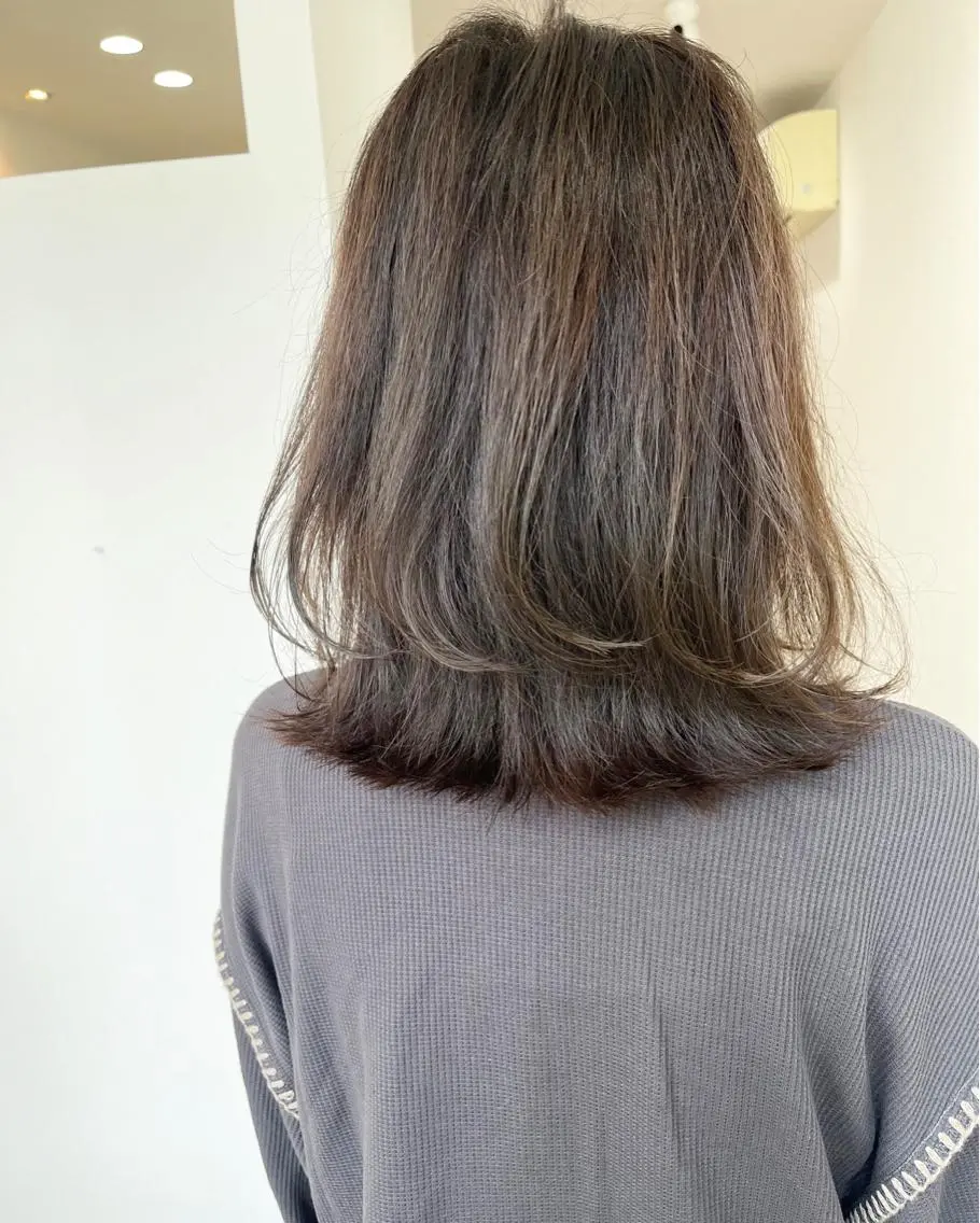 ミディアム ミディアムレイヤー レイヤーカット ショート&ボブ井上 菜樹のヘアスタイル