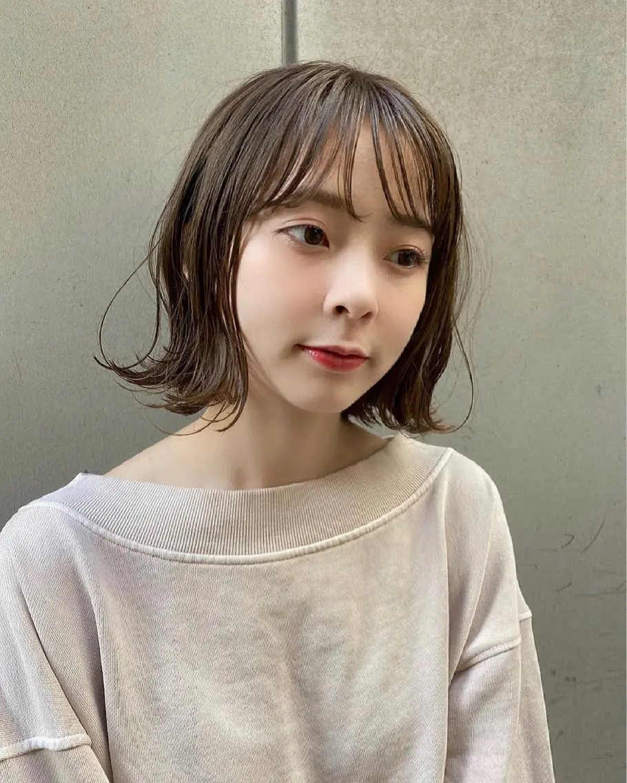ショート カラー ヘアカラー トリートメント 艶カラー/似合わせ 💖Emmy💖のヘアスタイル