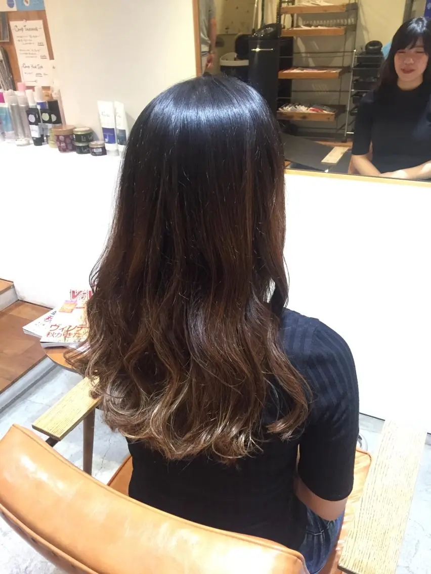 ミディアム セミロング ロング creep hair nozomiのヘアスタイル