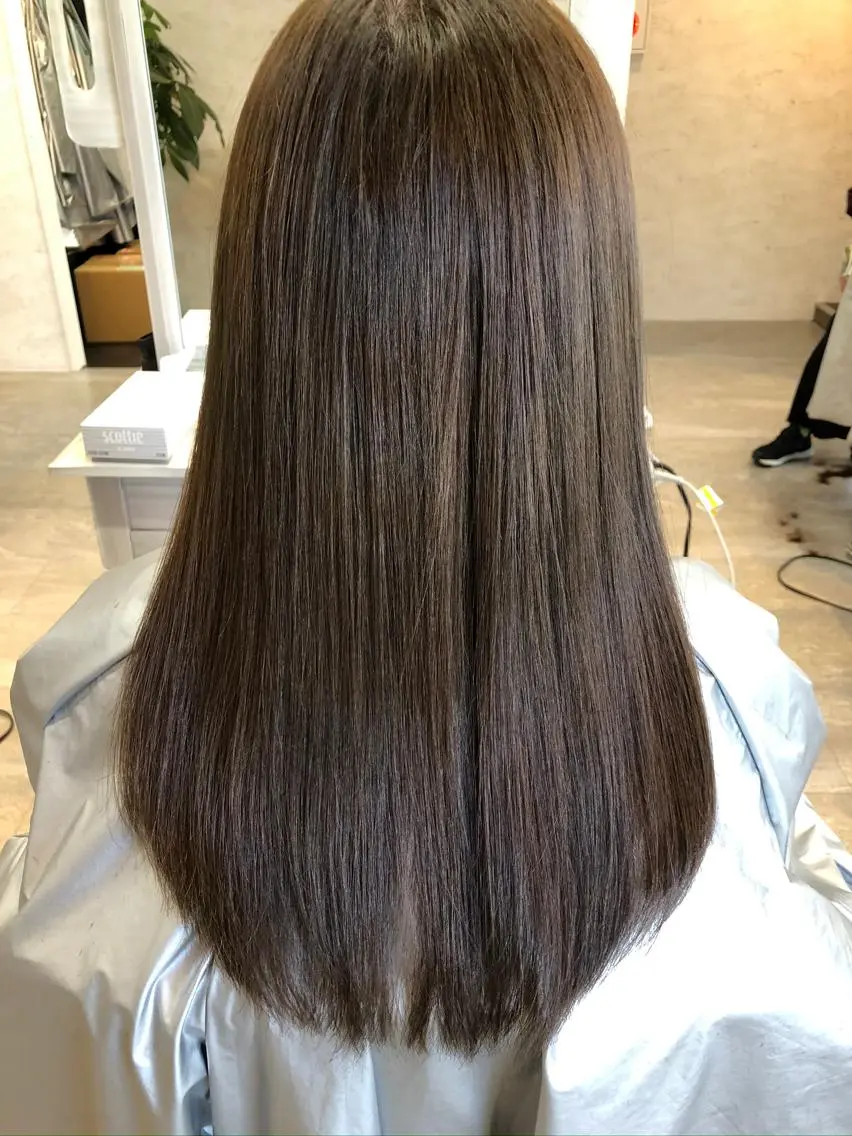 ロング カラー パーマ カット 縮毛矯正 トリートメント 🍀Ryosuke 🍀のヘアスタイル
