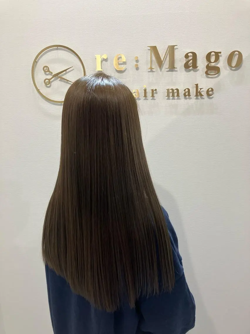 ロング カラー ヘアアレンジ キッズ カット ヘアカラー トリートメント 横浜関内髪質改善 re:Magoのヘアスタイル