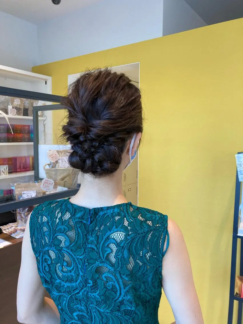 ヘアアレンジ 簡単アレンジ 坂口 愛のヘアスタイル