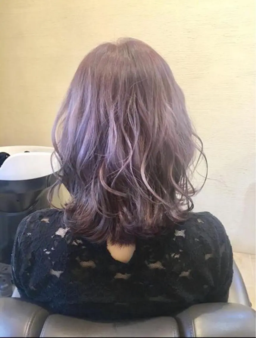 セミロング カラー ヘアカラー トリートメント 💎JADE GRACE💎のヘアスタイル