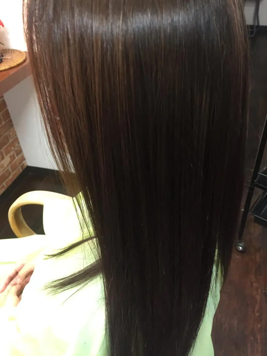 セミロング カラー パーマ 桧山 真のヘアスタイル
