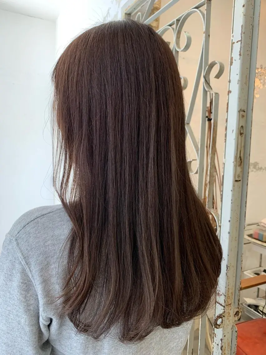 ロング カラー fio マナミのヘアスタイル