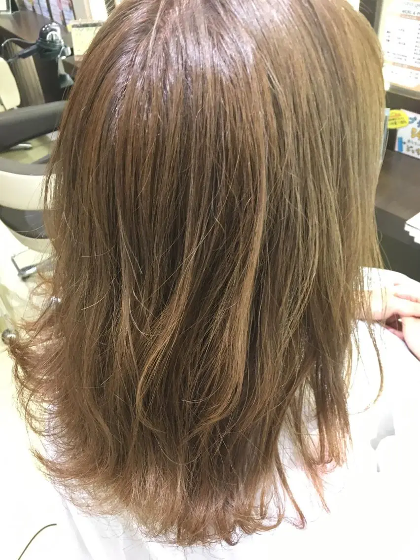 セミロング カラー ヘアカラー 【PD VISEO】 GENKIのヘアスタイル