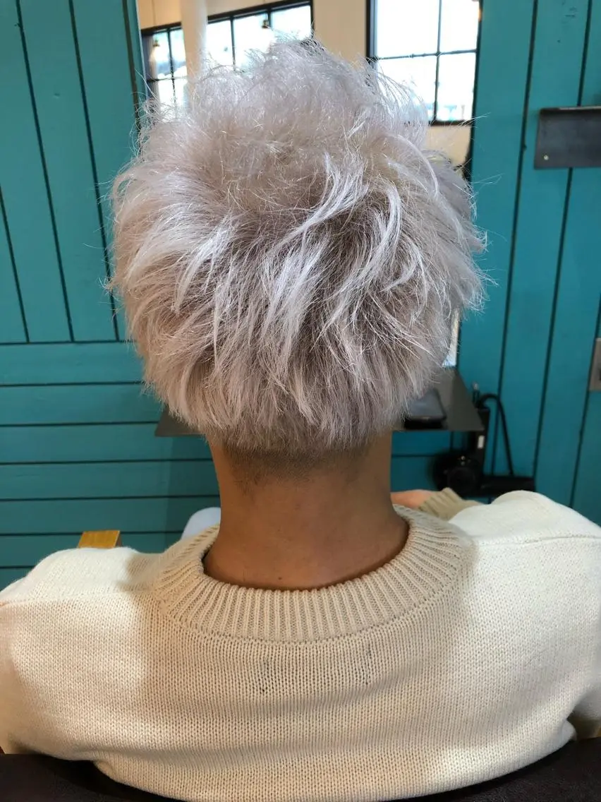 カラー メンズ 髪質改善⭐️透明感 カラーノグチショウタのヘアスタイル