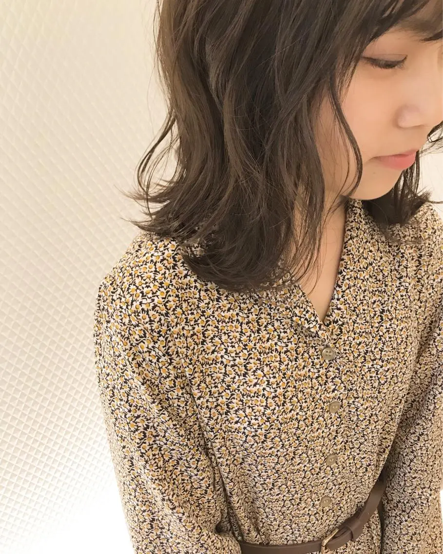 ミディアム カラー 店長 ✂️ムラカミ キラリのヘアスタイル