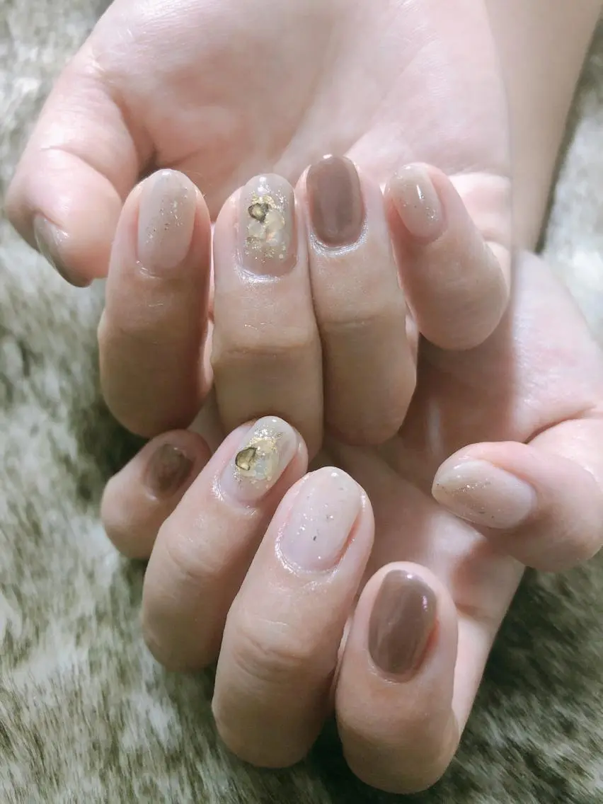 ネイル ニュアンスネイル kiki nail &brow二子玉川のネイルデザイン