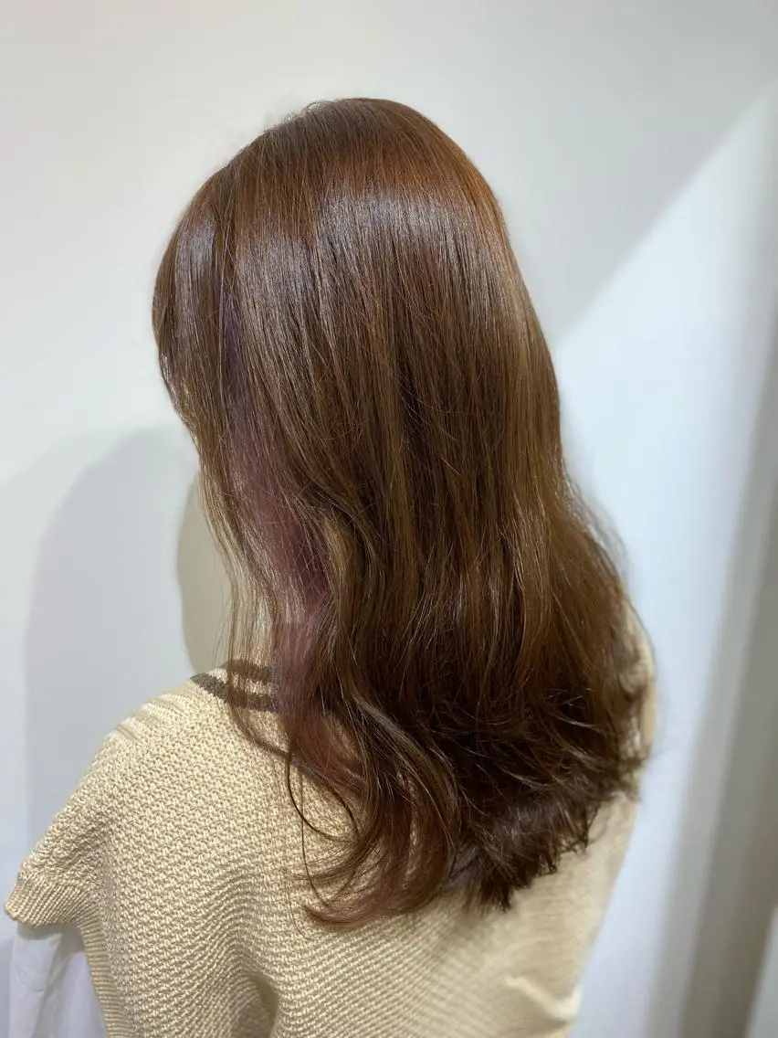 カラー ヘアカラー 高矢 結衣子のヘアスタイル