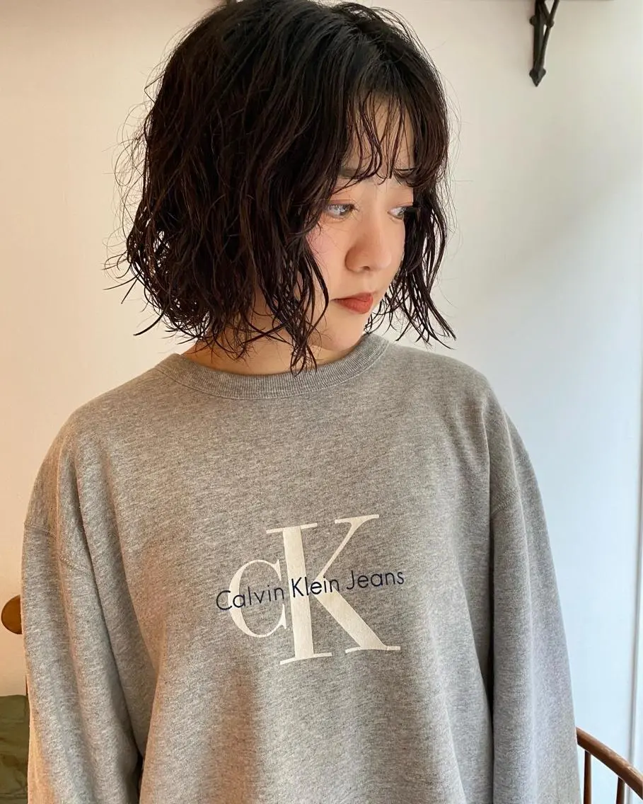 ショート パーマ ショート& パーマ　坂本のヘアスタイル