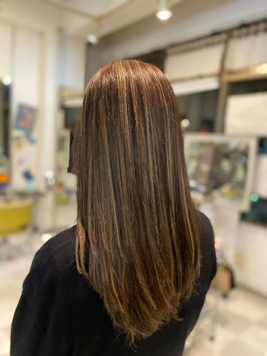 カラー ハイライトカラー 黒川 奨のヘアスタイル