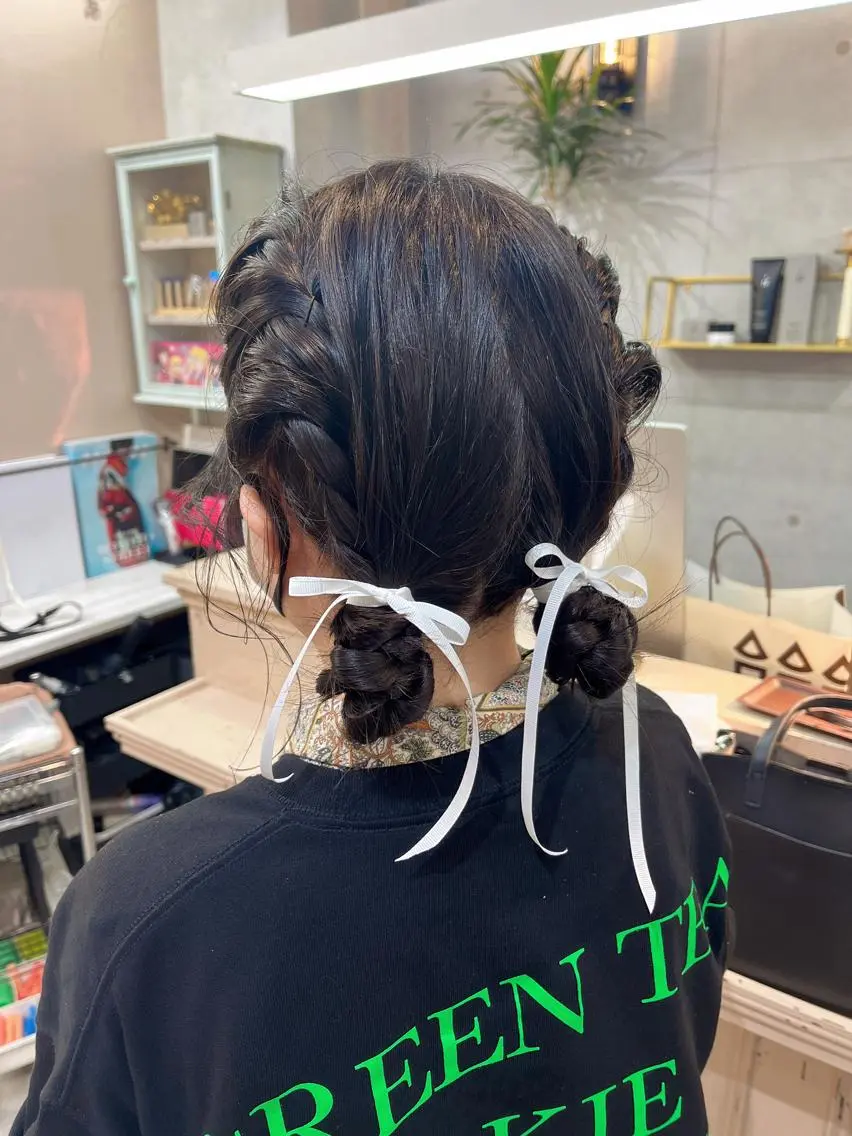 ミディアム ヘアセット MIES amane(アマネ)のヘアスタイル