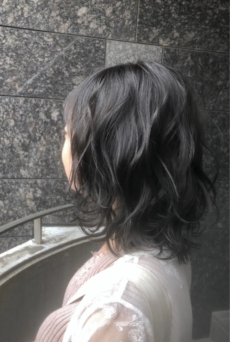 ミディアム カラーアンドケアリタ kitamuuuのヘアスタイル